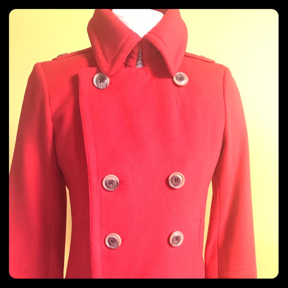 J Crew Thinsulate Wool Peacoat PS